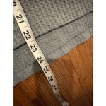 American Eagle green waffleknit oversized seam front top xs Photo 5