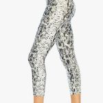 Balance Collection  Crop Leggings Womens S Black White Snake Print High Rise Photo 5
