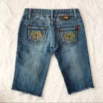 EXIT Medium Wash Denim Bermuda Jean Shorts Size 25 Photo 5
