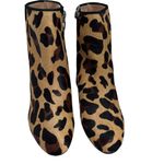 Schutz  Mery Leopard-Print Faux Fur Boots‎ NIB Size 5.5 B Photo 1