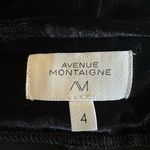 Avenue Montaigne Bellini Black Velvet Flare pants Sz 4 Pull On Minimalist luxury Photo 7