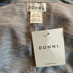 Anthropologie Donni Sandwash Cardigan Open Front Duster Ribbed Neutral Gray NEW One Size Photo 6