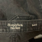 Vera Wang Black denim jeans Photo 3