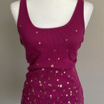 Bisou Bisou  Pink Sequin Women's Top Size S Photo 0