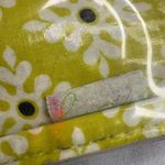 Vera Bradley Black Yellow Accessory Pouch Photo 5