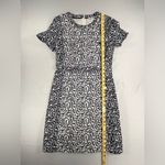 Boden Leaf Print Cap Sleeve Full Zip Fitted Bodice Mini Dress Size undefined Photo 9