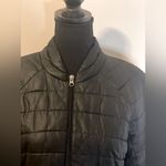 Faded Glory ‎ Quilted Jacket Size S (4-6) Black Zipper Front Side Pockets Women's Photo 1