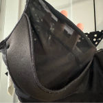 Jantzen  Black &‎ White Polka Dot Tankini Top with Built in Support Bra sz 34D/DD Photo 4