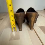 White Mountain Vtg White Mt Womens Leather Studded Mules Clogs 8.5M Brown Buckle Y2K Boho Indie Photo 4