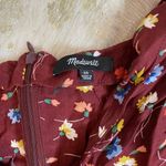 Madewell  button-front romper in painted carnations Photo 3