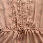 indigo. Poppy dusty pink peasant blouse. Photo 3