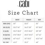 CAbi  #5474 Dapple Stripe Car Coat Gray Blue Knit Jacket Ponte Knit Trench Sz M Photo 13