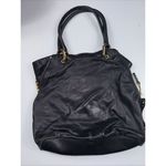 Marc Jacobs Padlock Studded Black Leather Shoulder Tote Bag Photo 1