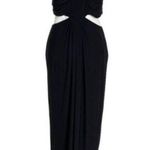 MISA Los Angeles  Athema Cutout Waist Sleeveless Maxi Dress Black Size M NWT Photo 5
