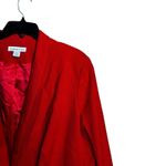 Coldwater Creek Blazer Women 20 22 Orange Textured Long Sleeve Career Jacket Photo 2