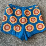 Free People To The Moon Crochet Shorts Photo 1