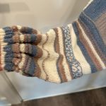 Free People  Copenhagen Thermal Pebble Combo XS Boho Patchwork Balloon Sleeve Top Photo 4