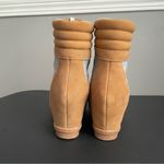 Serra  Hiking Boots Womens 8 Wedge Booties Multicolor Suede Lace Up Round Toe Photo 8