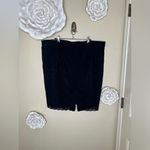 Lane Bryant NTM: New with Tags Black Lace Pencil Skirt with Scallop Hem Sz 22 Photo 7