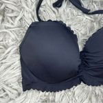 Victoria's Secret Victoria’s Secret The Getaway Halter black bikini swim top women’s size 32DD Photo 1