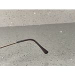 Guess EYEGLASSES FRAMES ONLY BRN 47-20 140 gold round full rim Photo 5