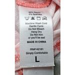 LuLaRoe  Olive Shirt Womens Size Large Orange/Peach Abstract‎ Design Tulip Sleeve Photo 6