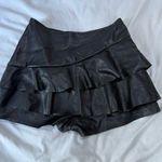 DO+BE  Leather Skort Black Photo 0