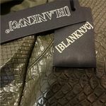 BLANK NYC NWT  Snakeskin Embossed Faux Leather Trench Coat Sz XS Photo 6