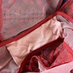 Victoria's Secret Victoria’s Secret Rust Red Orange Mesh Lace Lingerie Bodysuit L Photo 9