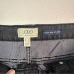 LOGO By Lori Goldstein  | Women Black Wide Leg Crop Photo 3