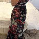 V neck long evening dress maxi floral flowey cocktail party Sunday Wedding sexy Photo 1