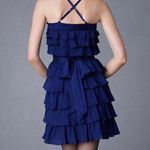 Anthropologie New Va Et Vien x BHLDN  Blue Tiered Twirler Dress Size 14 Photo 1