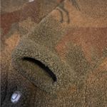 COUNTRY CLOTHING CO. GREEN BROWN FLEECE JACKET WITH HORSE DESIGN OVERSIZED SMALL Size undefined Photo 6