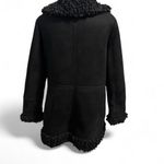 Sam Edelman  Black Teddy Jacket with faux fur Trim Photo 4
