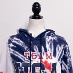 Ralph Lauren Polo Red White Blue Team USA 2020 Tie Dye Hooded Sweatshirt Small Photo 1