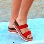 Bamboo Platform Sandals Photo 0