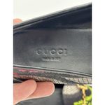 Gucci Jordaan Horsebit Accent Floral Print Loafers Black Pink Green Size 7.5 Photo 11