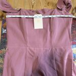 WAYF  Dusty Rose Cold Shoulder Ruffle Gown | Size Large Photo 5
