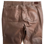 Lands’ End Rose Gold Metallic Ankle Jeans NEW Size 22W Pink Photo 10