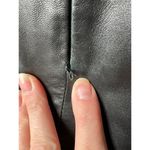 Vera Wang black leather skirt women’s size 38 Photo 7