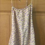 Motel Rocks Motel Size Extra Small XS Women's Teen Girl Purple & Yellow Floral Halter Dress Photo 1