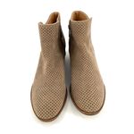Lucky Brand Breona 3 Bootie In Wheat Bali Laser Cut Ankle Bootie Boot Photo 3