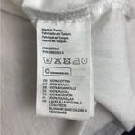 H&M NWT  White Cotton Baby Doll Off The Shoulder Short Sleeve Top Bows Size 4 Photo 4