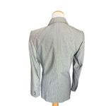 Antonio Melani Womens  Slate Gray Pinstriped Chic Career Work Blazer Jacket  Sz 4 Photo 3