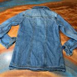 Avec Les Filles  embroidered Follow me Blue Denim Jacket XS button front Photo 5