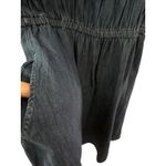 Gap  Smocked Denim Mini Dress Dark Wash Size‎ Medium Tall Photo 9