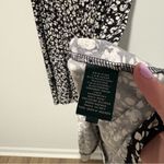 Ralph Lauren Lauren Sleeveless Gathered Polkadot Print dress Black Off-White 12 Photo 3