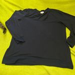 Lucky Brand Navy Blue V-neck Top Photo 1