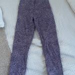 Lululemon 21” purple high waisted leggings size 4 floral buttery soft Photo 3