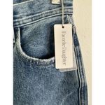 Favorite Daughter The Ollie Ultimate Baggy Wide Leg Cargo Jeans In London 23 Blue Photo 13